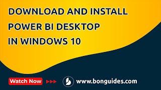 How to Download and Install Power BI Desktop in Windows 10