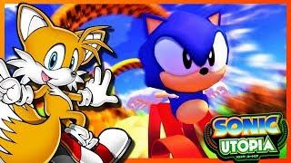 Tails Plays Sonic Utopia - Open World Green Hill Zone!!!!!