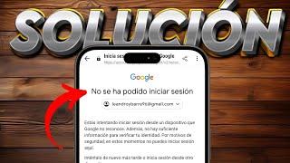 "No puedes acceder a tu Cuenta de Google" Solución  Recuperar cuenta de Google sin contraseña