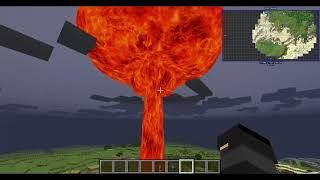 Abusing Villagers With Nukes (in minecraft)