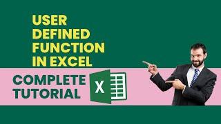 USER DEFINED FUNCTION In Excel | Custom Function | Create Function |Beginner | Excel VBA | Macros |