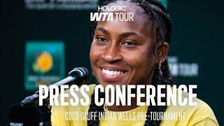 Coco Gauff Pre-Tournament Press Conference | 2025 Indian Wells