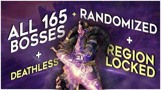 All 165 bosses Randomized + Deathless + Regionlocked Run