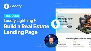 Locofy Lightning | Building a Real Estate Landing Page with Locofy.ai [Full-Build]