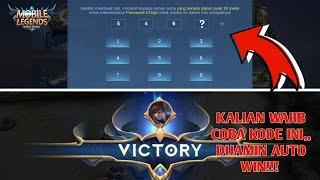 KODE FACE TO FACE DI RANK LEGEND 2023 | AUTO WIN STREAK || MOBILE LEGEND~