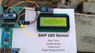 BMP180 Sensor और 20x4 LCD | Arduino Project | Step-by-Step Guide हिंदी