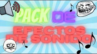 PACK de EFECTOS DE SONIDOS para tus VIDEOS