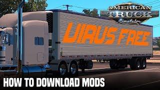 DOWNLOAD ATS MODS SAFELY and NO VIRUSES !! | Walkthrough