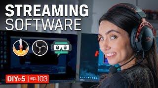 Live Streaming Tips - Best Live Streaming Software - DIY in 5 Ep 103