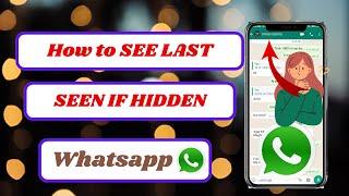 how to see last seen on whatsapp even if hidden|see last seen whatsapp hidden|2024