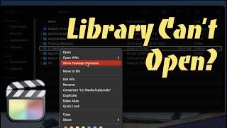 Fixes to FCPX Cannot Open Library | Remove & Fix Corrupt Event Files | Final Cut Pro X Quick Fixes