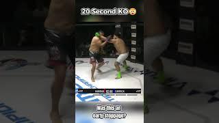 Huge Heavyweight KO #mma #shorts #short