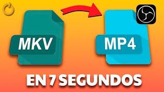 Convertir videos sin perder calidad con OBS en 5 seg - Muy fácil