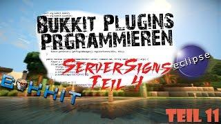 Bukkit Plugins Programmieren 11 - ServerSigns TEIL4 [HD+, German] | BukkitFabo