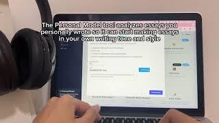 Cramly AI Personal Model writes essays in your personal style and tone!