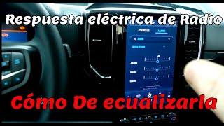 RESPUESTA ELÉCTRICA: Cómo se ecualiza radio o amplificador, este ejemplo amplificador Bang & Olufsen