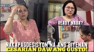 NAKAPAGDESISYON NA ANG BIYENAN! CESARIAN DAW ANG GUSTO