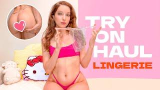 Lingerie Try on Haul [4K]