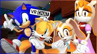 TAILS ASKS FOR VANILLA’S BLESSING TO DATE CREAM WITH SONIC’S HELP - VRCHAT (Tails Perspective)