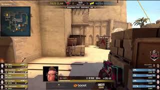 Zeus chaotic quad kill clutch | FaZe vs Natus Vincere | ELEAGUE Major 2018