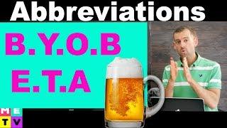 English Lesson | Abbreviations Acronyms Initials