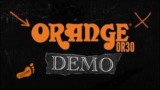 Orange OR30 demo by Jam in the Van