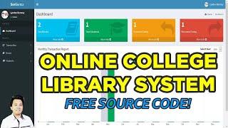 College Library Management System in PHP MySQL | Free Download Source Code