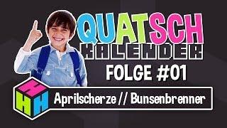 Aprilscherze und Bunsenbrenner » QUATSCHKALENDER #01 » Fun Facts über Lustige Feiertage