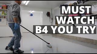 How To Epoxy Coat Your Garage Floor | Must Watch For Diy'rs