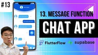 NoCode Chat App with FlutterFlow and Supabase (Part 13)