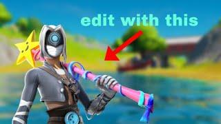 how to EDIT with your PICKAXE in fortnite (tutorial)