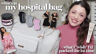 MY HOSPITAL BAG (2nd time!) - what I *WISH* I packed the 1st time + the PERFECT going-home outfit