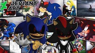 Sonic.EXE & Shadow.EXE Visit DEVIANTART! - SONADOW.EXE?!