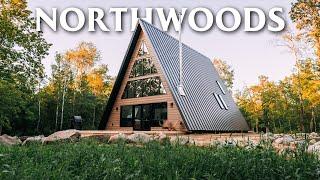 Spacious A-Frame in the Forest! // Northwoods A-frame Tour!