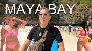 Longtail Boat Trip to MAYA BAY, Phi Phi Don, Railay Beach THAILAND 