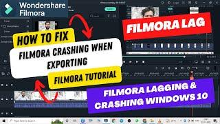 Wondershare Filmora Lagging & Crashing on Windows 10 | How to Fix Filmora Crashing When Exporting