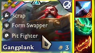 Sniper item 8 Pit Fighter Gangplank ⭐⭐⭐ 3 Star | TFT SET 13