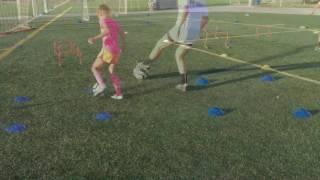 Soccer skills-ball control, 1v1 moves and agility-The FutboLab Soccer school training video