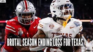 Texas Gets ELIMINATED By Ohio State at the GOAL LINE! Heartbroken Fan Led Post Game Reaction