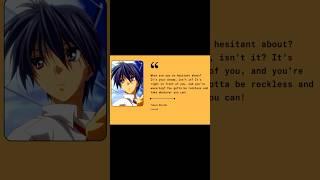 Wise Quote From Tomoyo Okazaki Of Clannad