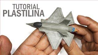 Como hacer un AVION de Plastilina paso a paso - Mi mundo de Plastilina