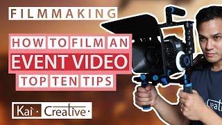 Top 10 Tips for Corporate Event Filming | Kai Creative