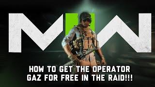 Modern Warfare II: HOW TO GET THE GAZ OPERATOR SKIN FOR FREE IN THE RAID!!!