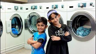 Helping Mama with the Laundry  | Motivational & Educational Stories! @SehrishLuqmanFamily