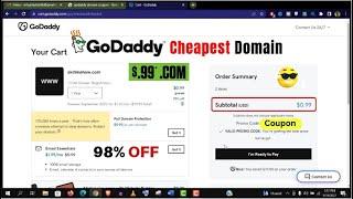 How to Buy Cheap Domain Name From GoDaddy Promo Code 2022