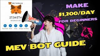 Mev Bot Guide : How to Make a Crypto Arbitrage Bot | Uniswap Bot Tutorial For Beginners