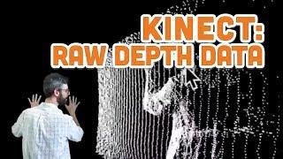 12.3: Raw Depth Data - Point Clouds and Thresholds - Kinect and Processing Tutorial