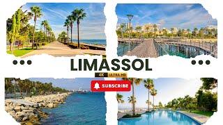 Limassol, Cyprus. Relaxing 4K Walk around the city!