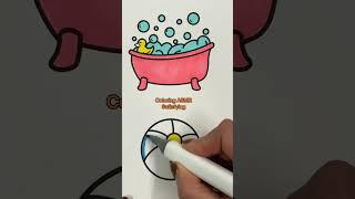 Let’s coloring the beach ball ASMR #asmr #viral #fypシ #shorts