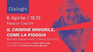 Barbara Giacominelli e Mauro Grimoldi | Il crimine minorile, come la pioggia